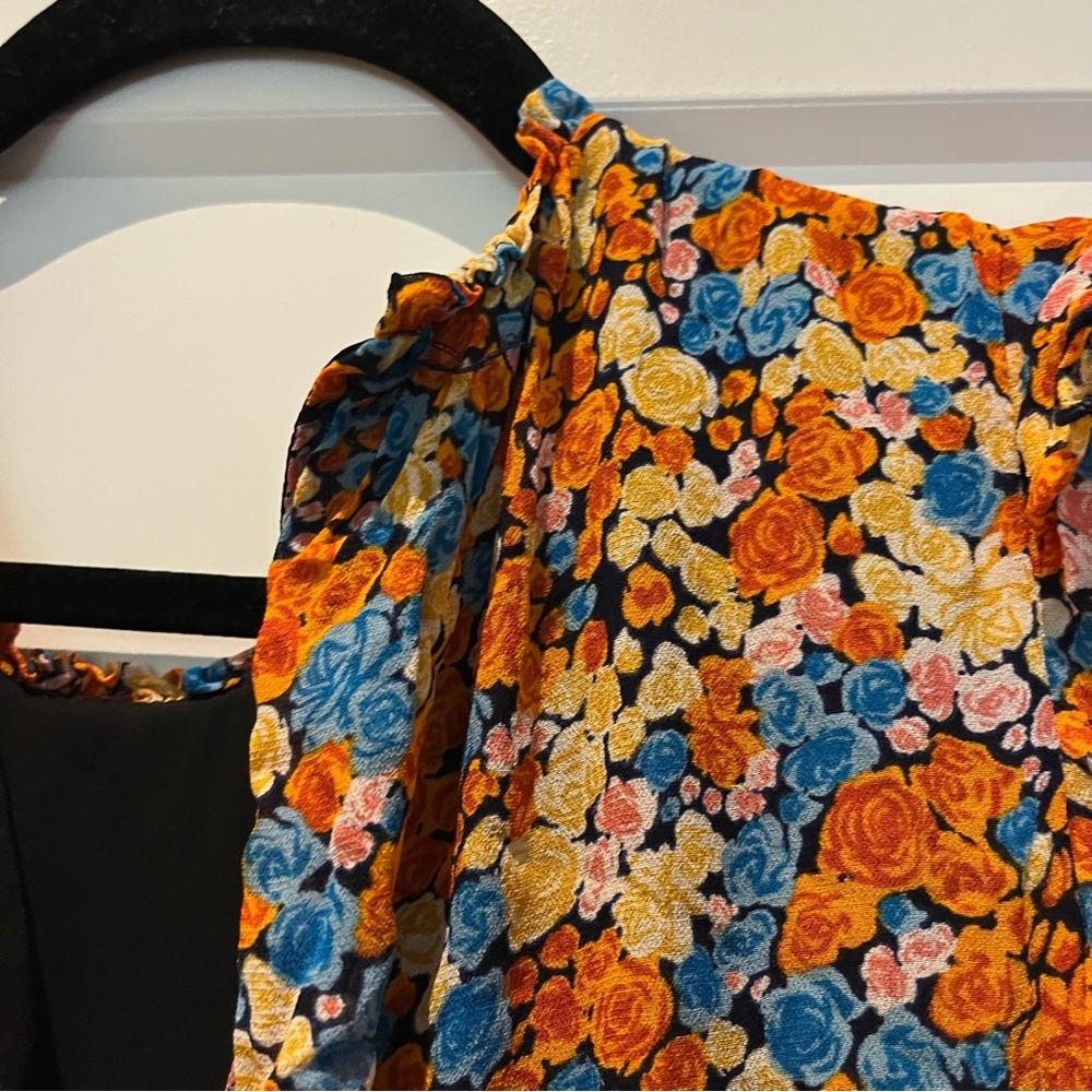 Aritzia Little Moon Rarity  Floral Tiered Midi Dress - Picture 6 of 10